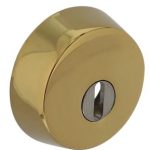 Intersteel SKG3 Veiligheid-rozet + kerntrekbeveiliging voor oplegsloten messing titaan PVD