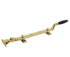 Intersteel Raamuitzetter Ton met stelpen messing Gelakt/Ebbenhout