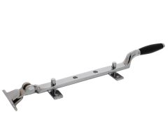 Intersteel Raamuitzetter Ton met stelpen chroom/Ebbenhout