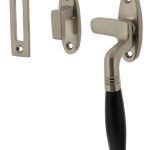 Intersteel Raamsluiting Ton Model Rechts nikkel mat/Ebbenhout