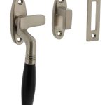 Intersteel Raamsluiting Ton Model Links nikkel mat/Ebbenhout