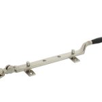 Intersteel Raamuitzetter Ton met stelpen nikkel mat/Ebbenhout