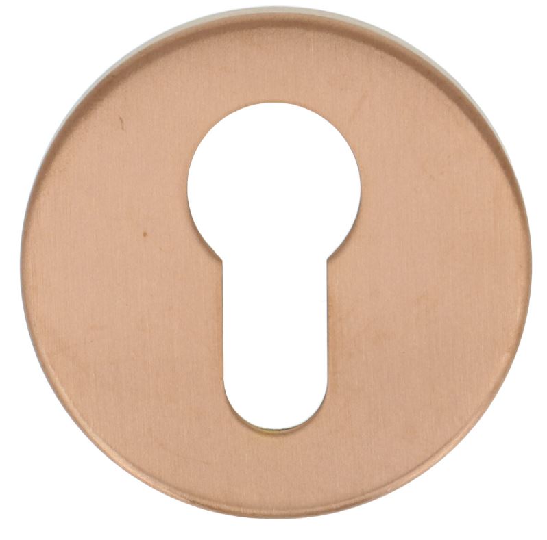 PC-Plaatje Rond PVD mat brons