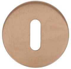 Sleutelplaatje Rond PVD mat brons