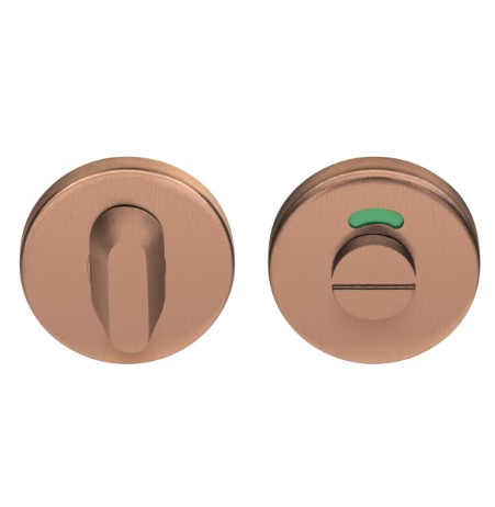 WC-Sluiting 8 mm Rond PVD mat brons