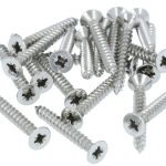 20 stuks Houtschroeven pozidrive 3.7X30 mm rvs gepolijst