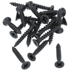 20 stuks zwarte Schroeven Pozy Drive 4.0 x 25 mm