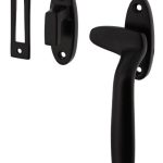 Intersteel Raamsluiting Dudok rechts met sluitplaat en sluithaak zwart