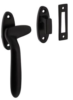 Intersteel Raamsluiting Dudok links met sluitplaat en sluithaak zwart