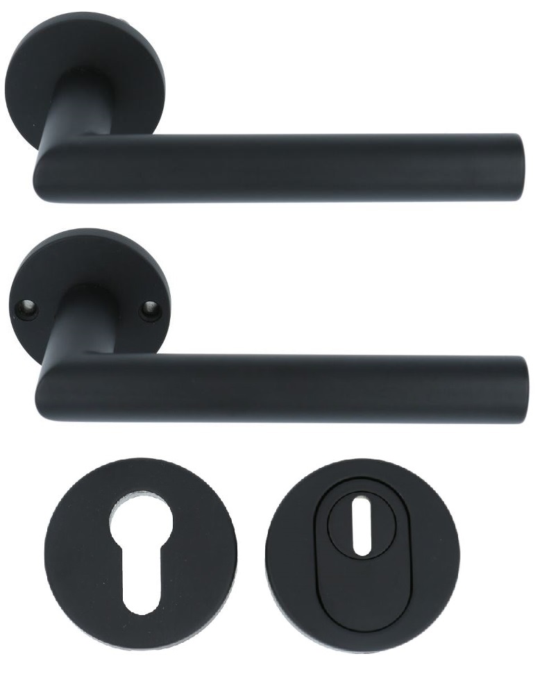 SKG3 Veiligheid Achterdeur Set Marc Rond zwart