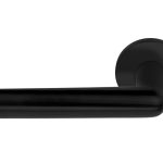 Enkele deurklink links PIET BOON INC PBI100-G PVD mat zwart