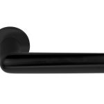 Enkele deurklink rechts PIET BOON INC PBI102-G PVD mat zwart