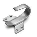 Sluithaak zilvergrijs terugliggende deuren 7,5mm - 24,5mm