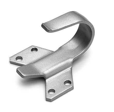 Sluithaak zilvergrijs terugliggende deuren 7,5mm - 24,5mm