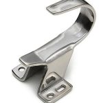 Sluithaak zilvergrijs gelijkliggende en opdekdeuren tot max. 12mm