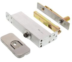 Intersteel Taatsscharnier 158x47x33mm tbv houten deuren, afdekkappen rvs