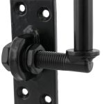 Plaatduim Verstelbaar 16 mm zwart