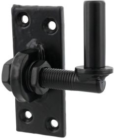 Plaatduim Verstelbaar 16 mm zwart