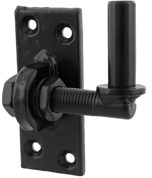 Plaatduim Verstelbaar 16 mm zwart