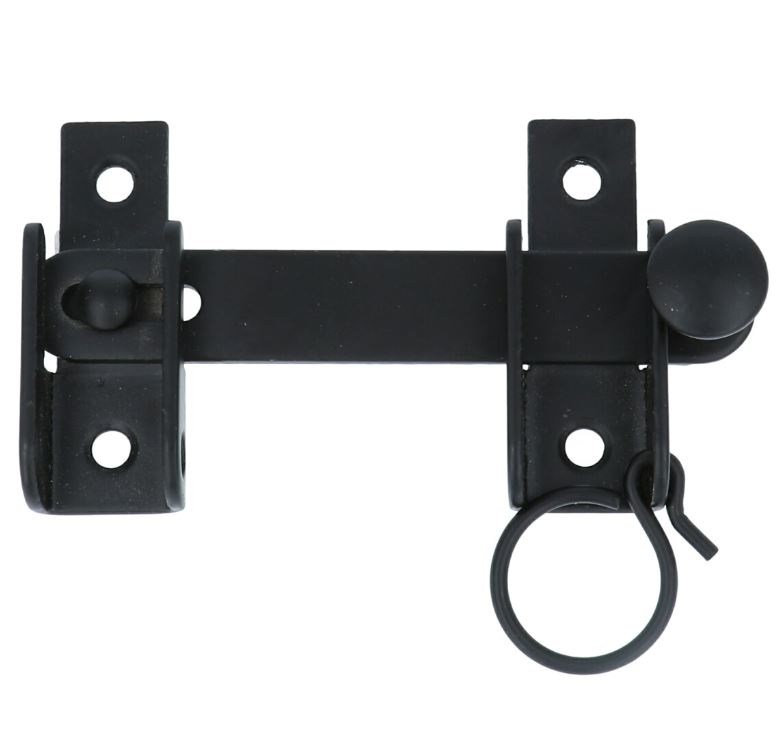 Luikoverslag 120x60mm zwart