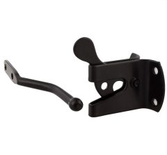 Heksluiting met sluitpen opschroevend zwart gelakt