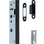 Magneet smal loopslot Met zwarte Ronde Voorplaat