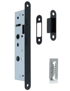 Magneet smal loopslot Met zwarte Ronde Voorplaat