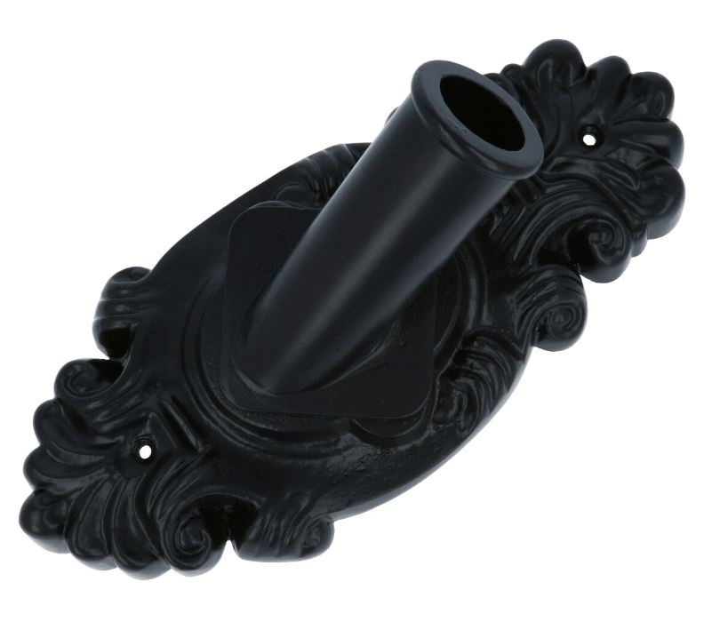 Vlaggenstokhouder klassiek Aluminium zwart