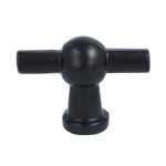 Kraanknopje IJzer zwart 46 mm