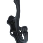 Kapstokhaak ijzer zwart 80 mm
