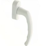 Draaikiepgarnituur Hoppe Aluminium Wit