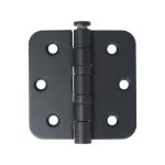 Kogellagerscharnier 76x76 mm zwart