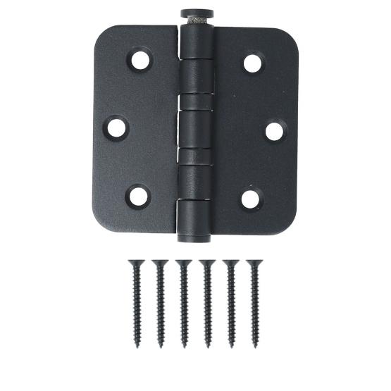 Kogellagerscharnier 76x76 mm zwart - Afbeelding 2