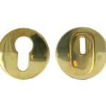 SKG3 Veiligheid-Rozet Met Kerntrekbeveiliging messing Ongelakt