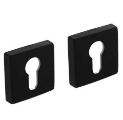 Intersteel profielcilinderplaatjes 50x50x10 mm + 7mm nokken zwart