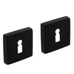 Intersteel sleutelplaatjes 50x50x10 mm + 7mm nokken zwart