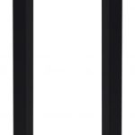 Set deurgrepen mat zwart 200 mm