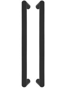 Set Deurgrepen PIET BOON ARC PBA400 PA 400 mm PVD mat zwart