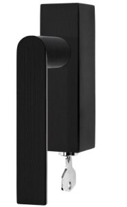 Draaikiepgarnituur Piet Boon ARC PBA100-DKLOCK Links PVD mat zwart