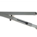 Blokkeer arm voor GEZE deurdrangers 2000/4000 zilver