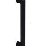 Deurgreep mat zwart 200 mm