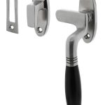 Intersteel Raamsluiting Ton rechts chroom mat/ebbenhout