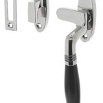 Intersteel Raamsluiting Ton Model Rechts chroom/Ebbenhout