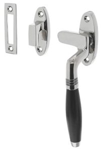 Intersteel Raamsluiting Ton Model Rechts chroom/Ebbenhout