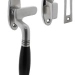 Intersteel Raamsluiting Ton links chroom mat/ebbenhout