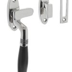 Intersteel Raamsluiting Ton Model Links chroom/Ebbenhout