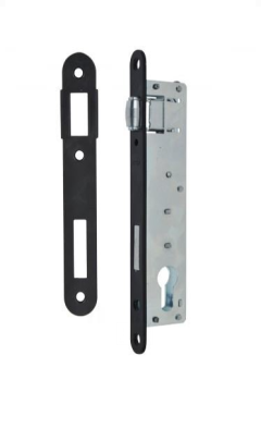 Rolslot Met Profielcilindergat zwarte voorplaat