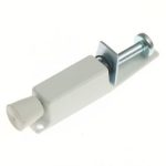 Deurvastzetter voetstift 25x120 mm Wit