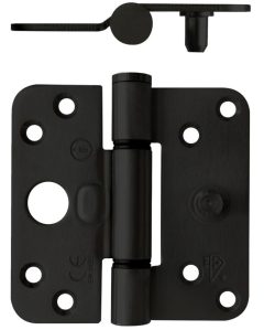 Intersteel SKG3 Glijlagerscharnier Ronde hoek 89x89 mm Links zwart