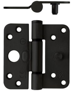 Intersteel SKG3 Glijlagerscharnier Ronde hoek 89x89 mm Rechts zwart